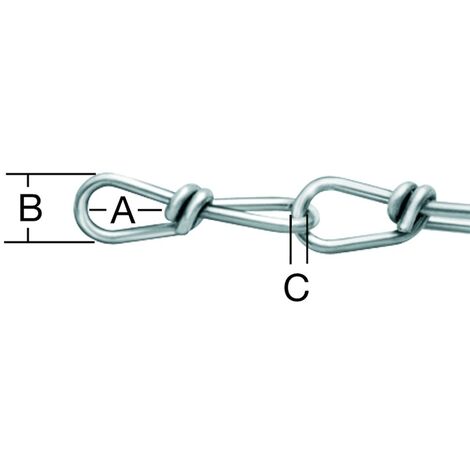 Vormann Knotenkette 20 1,8 mm Stahl verzinkt