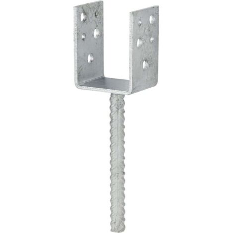 Vormann Leichte Stützenschuhe feuerverzinkt 61 x 50 x 80/230 mm Pfostenträger