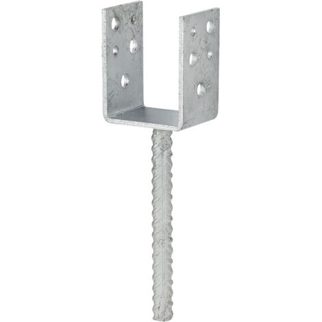 Vormann Leichte Stützenschuhe feuerverzinkt 71 x 50 x 80/230 mm Pfostenträger