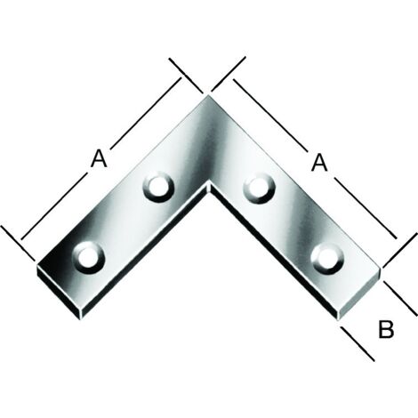 Vormann Möbel-Flachwinkel 60X10 verz.