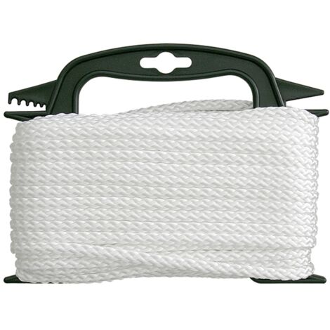 Vormann PP-Schnur Rundgeflochten, weiß, 20 m, 6 mm