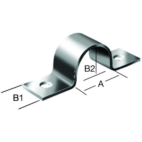 VORMANN Rohrschelle zum Anschrauben 19X15X16 mm Stahl, verzinkt