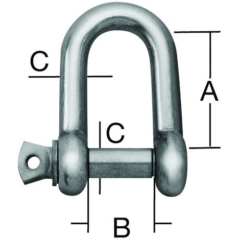 Vormann Schäkel 14X8X4 mm RF (V2A) 2 St.