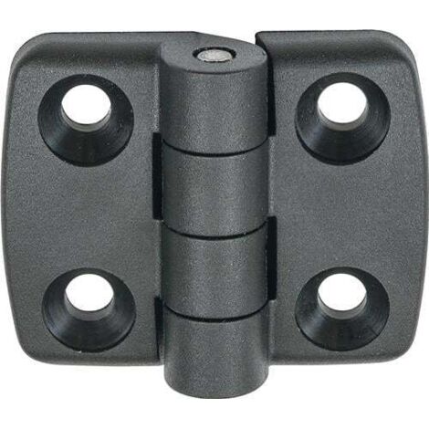 VORMANN Scharnier H.48mm B.58mm S.8,3mm PA schwarz VORMANN