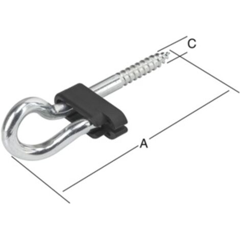 Vormann Schaukelhaken verzinkt 150 x 10.6 mm Schraubhaken