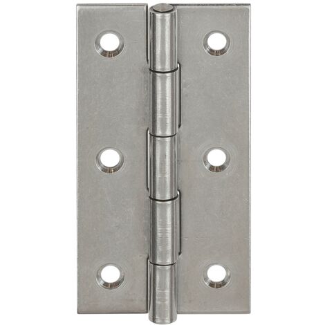 Vormann Schmale Scharniere Edelstahl 100x52x1,5 mm