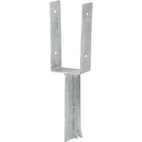 Vormann Schwere Stützenschuhe feuerverzinkt 91 x 50 x 205/405 mm Pfostenträger