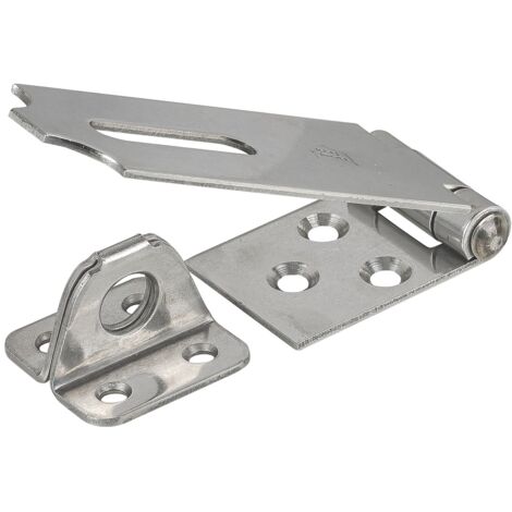 VORMANN Sicherheits-Überfalle L 100mm, B 35mm mit angebundener Ösenplatte