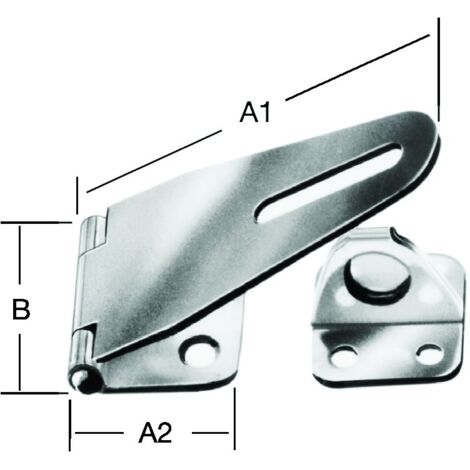 Vormann Sicherheitsüberfalle Edelstahl 80x37x1,5mm