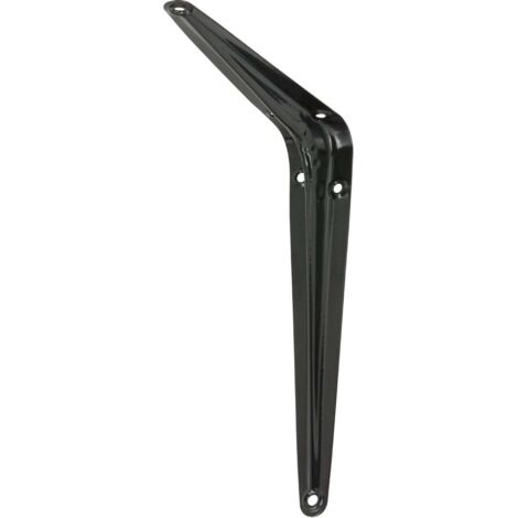 Vormann Stahlblechkonsole schwarz 25 x 30 x 4,4 cm Regal Regalhalterung