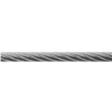 Vormann Stahldrahtseil verzinkt 2 mm 6x7 + Faser