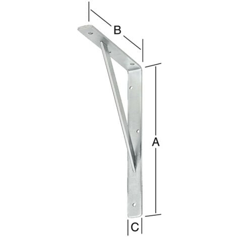 ECOLANDS L.300mm H.200mm B.30mm S.4mm verz.Trgf.300kg - 000159300Z