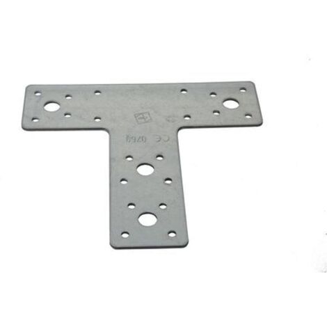 Vormann T-Flachverbinder sendzimir verzinkt 80 x 68 x 38 mm Winkel & Verbinder