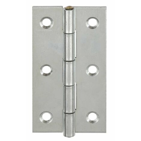 VORMANN Tür-Scharnier schmal B46xH90mm,gerollt verzinkt