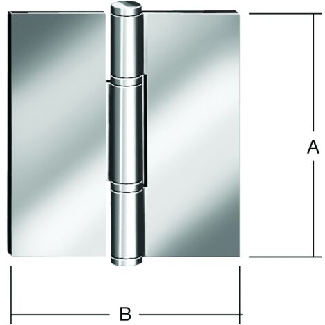 Vormann Türscharnier 90X85 mm ungebohrt