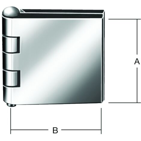 Vormann Wagentürscharnier 50 x 80 x 5 mm 00012 011