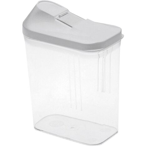Vorratsdose Schüttdose 0,75 l 10x5,5x17cm weiß
