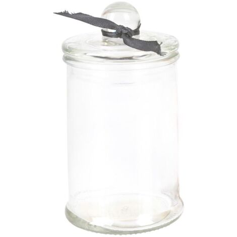 Vorratsglas 125ml transparent Vorratsdose Dekoglas Gewürzglas Bonbonglas Glas