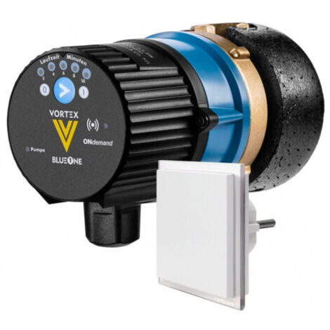 Vortex Pompe BWO 155 R MA avec module ONdemand, un interrupteur radio pour prise de courant, coquille isolante, moteur à sphère ECM avec réglage de la vitesse, 433-121-020