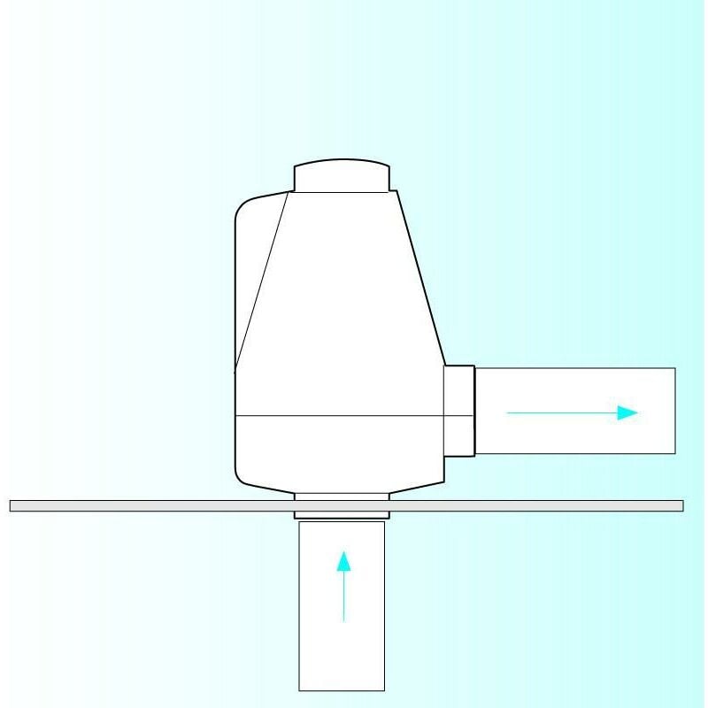 Aspiratore centrifugo per cappa angol k vortice 0000010204