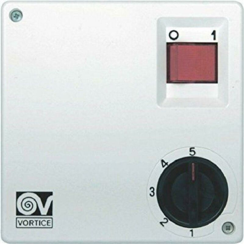 Image of Vortice - accessorio elettrici di comando regolazione ventilatori a soffitto 12955 scnr5 regolatore 5/velocità gruppo comando