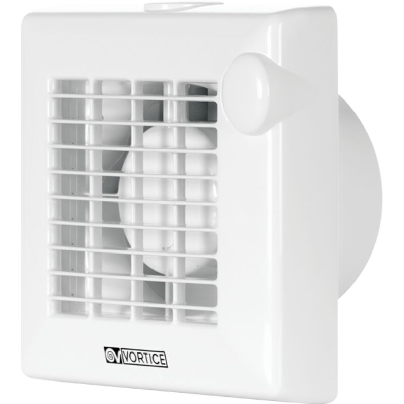 Punto M100/4 'a Extracteur mural automatique 12V à émulsion directe et à entraînement hélicoïdal diamètre 100 - Vortice