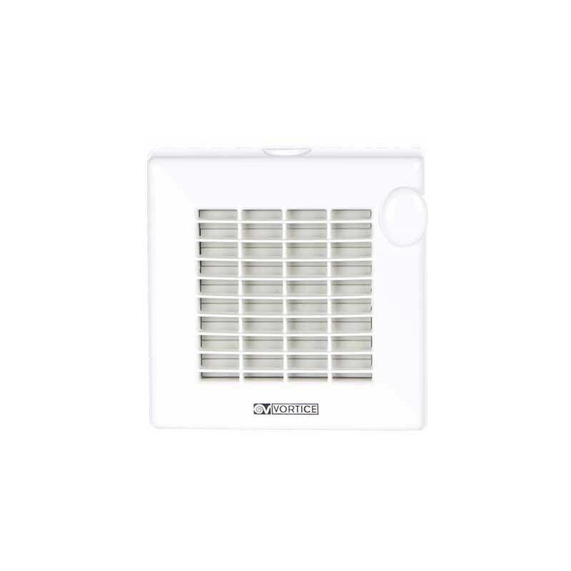 Ventilateur de salle de bain axial avec volets automatiques Vortice Punto m 100/4″ a - sku 11221 - Blanc