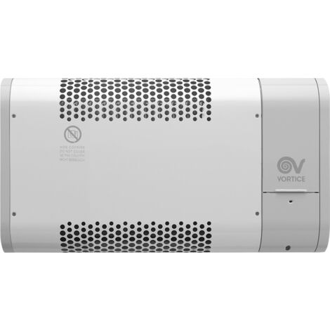 Vortice – Aérotherme mural programmable 70653 – Puissance 300/600W – Installation murale – Dimensions 43,3x25,8x10,9cm – Protection IP X4 - 600-V0