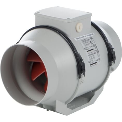 Vortice - Extractor centrífugo canalizado 125 mm 33W 365 m3/h - LINEO