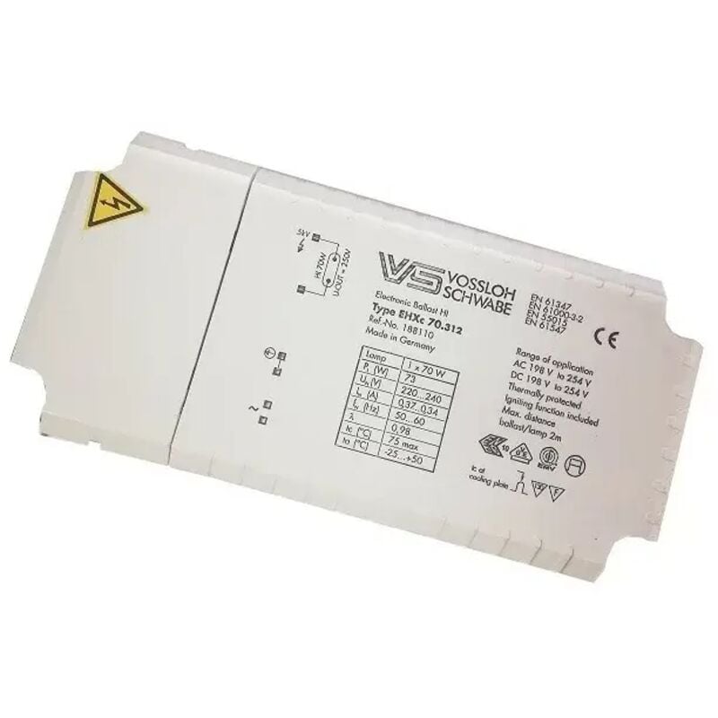 188110 Ballast 70W pour lampe incandescente - Vossloh