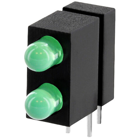 Vossloh Schwabe WU-B-D-3102-3200-2 LED-Baustein Grün 3 mm 15 mcd Bulk
