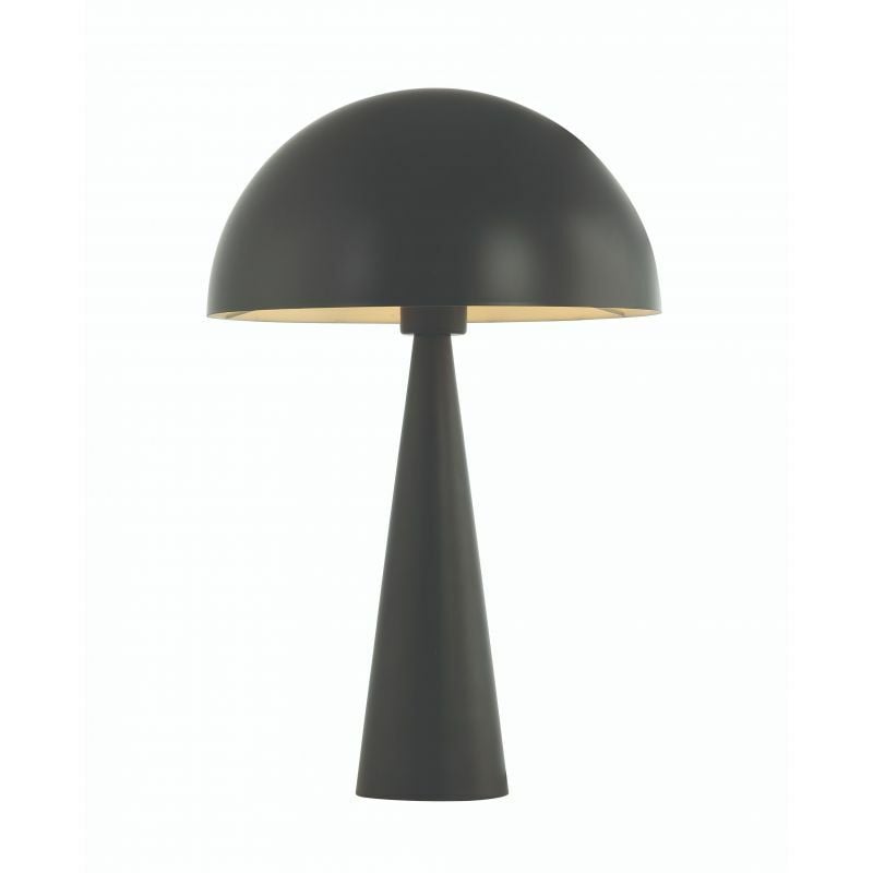 Larissa Lighting - Lampe de Table à Poser D300 Pour Ampoule led E27 Noir Mat zambelis