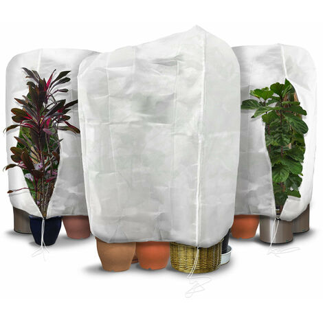 VOUNOT 3 Packs Plant Protection Winter Fleece 80GSMHorticultural Fleece Jacket 2m x 2.4m