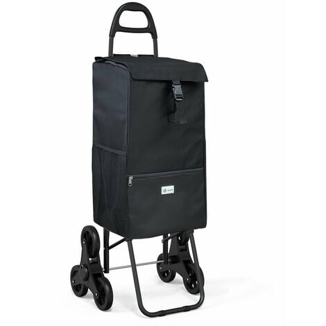 VOUNOT 6 Wheels Stair Climbing Shopping Trolley, with 35L Insulated Bag
