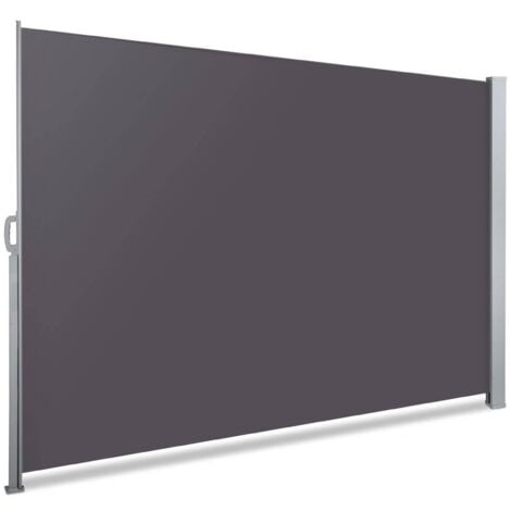 VOUNOT® Seitenmarkise Ausziehbar, Sichtschutz, Seitenrollo Markise Sichtschutz für Balkon Terrasse
