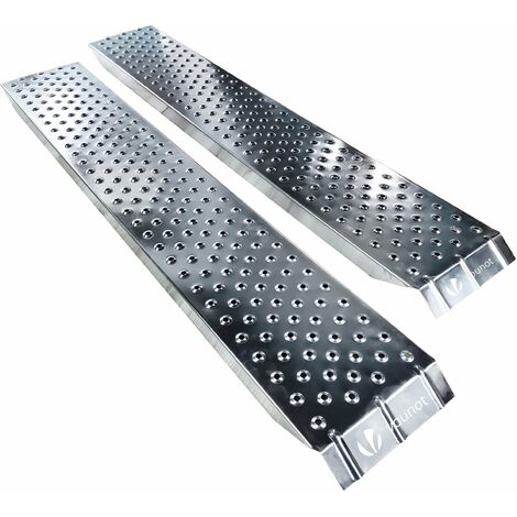 VOUNOT Set of 2 Loading Ramps 135cm Heavy Duty 400 kg Max Loading