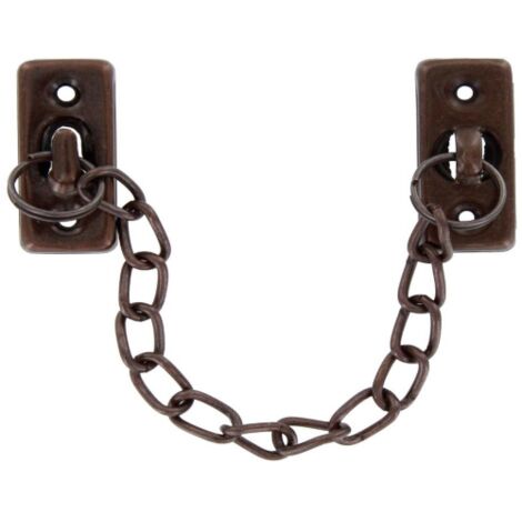 vous croyez un arrA t de porte A chaA ne en acier bronzA de 15 cm