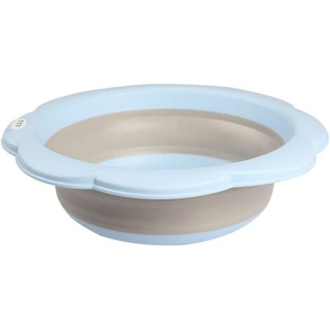 Voyage Pliant Portable Bassin D'eau Grand Lavabo Extérieur Portable Épaissi Bébé Lavabo Maison (Couleur: Bleu) 1pc