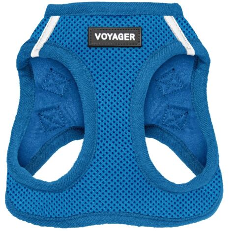 Voyager Step-In Air Hundegeschirr by Best Pet Supplies - All Weather Mesh Step in Vest Harness für kleine und mittlere Hunde, Königsblau, size XS - Brust 33-37 cm