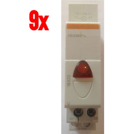 VOYANT 230V  ROUGE 18320   SCHNEIDER  - MERLIN GERIN  Nouveau