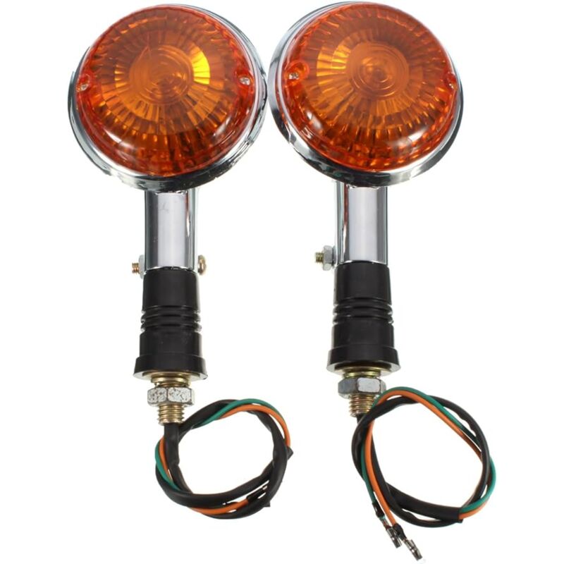 Voyant Clignotant Ambre Objectif pour Yamaha Virago Xv1100 1985-1999