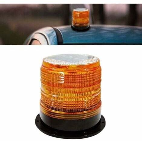 Voyant d'avertissement de gyrophare à LED clignotant stroboscopique voyant d'avertissement magnétique orange clignotant pour remorque de voiture caravane SUV 300A