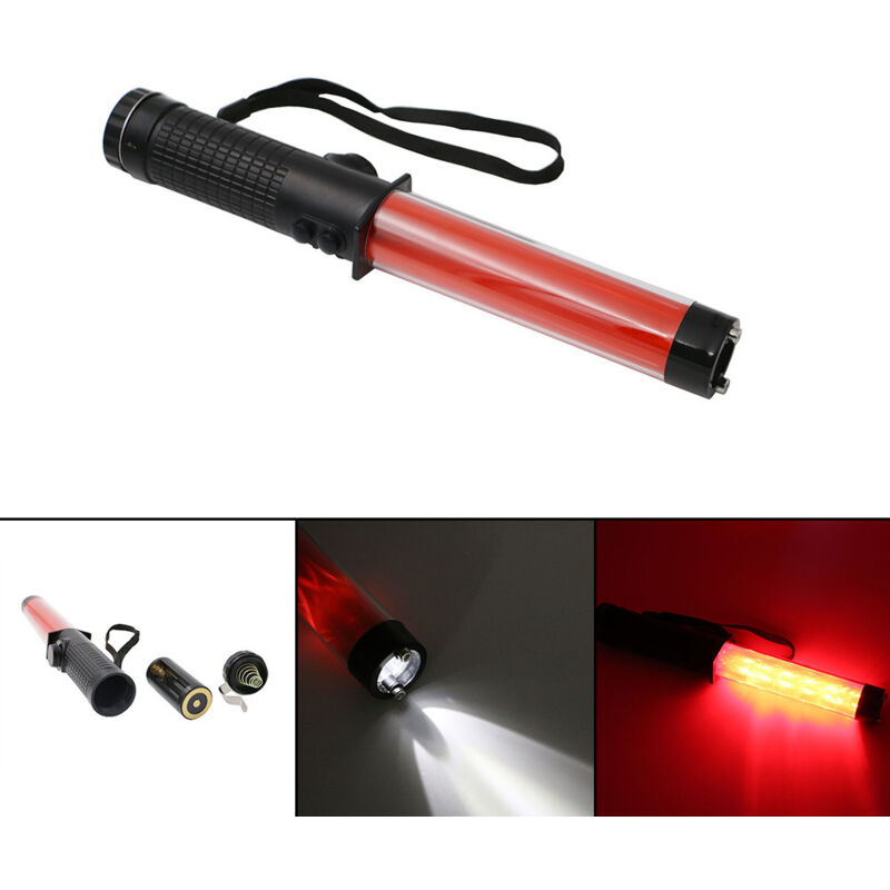 Voyant d'avertissement lampe de poche SOS lumière rouge clignotant extérieur champ d'urgence survie détresse signal lumineux
