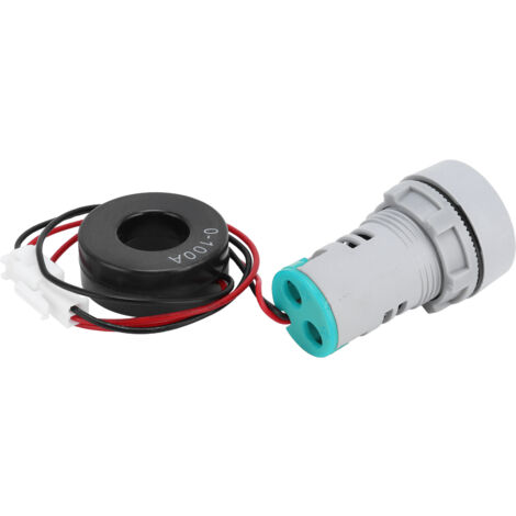 Voyant de Courant numérique, indicateur de Courant 220V AC 2075Hz AD16-22DSA Mini pour l'industrie pour Voyant Lumineux(Vert)