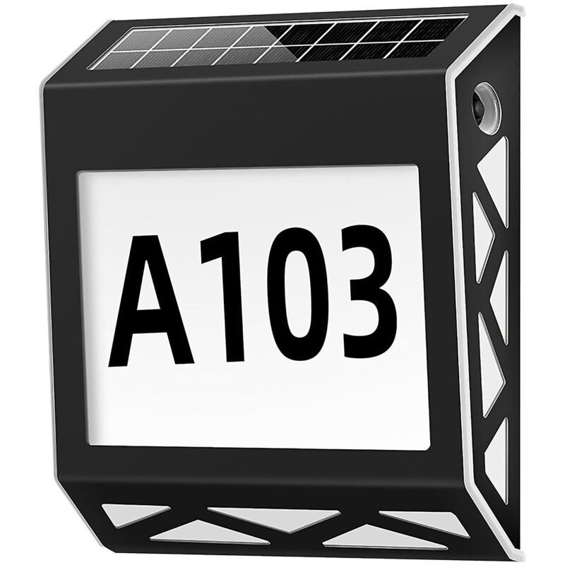 Voyant de numéro de porte, voyant de porte de garage, applique murale