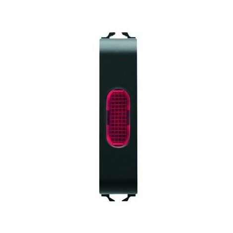 VOYANT DE SIGN. ROUGE 1/2M NOIR GEWISS GW12643