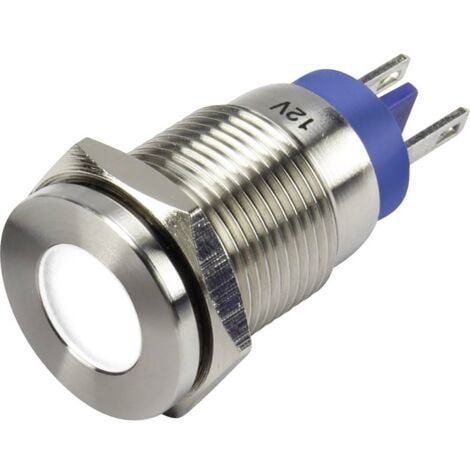 Voyant de signalisation LED TRU COMPONENTS 1302139 blanc 12 V/DC 1 pc(s)