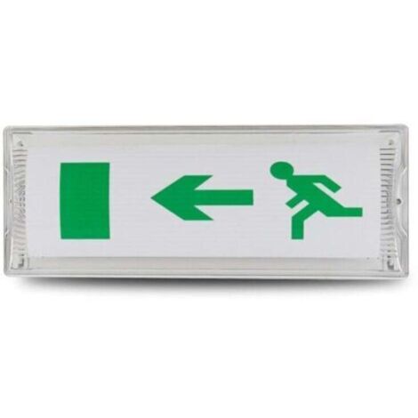 Voyant D'évacuation De Sécurité,Lumière De Sortie D'urgence,Lumière De Sortie De Sécurité LED,Lumière De Signe De Sortie De Secours de LED Pour Les Centres Commerciaux,Supermarché Etc(35115.5cm)