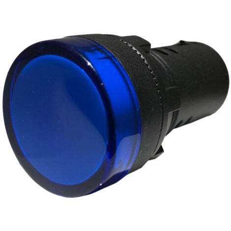 Voyant Led Bleu 230vca Pour Armoire électrique - étanche Ip67 - Perçage 22mm