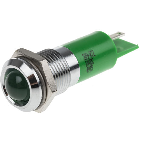Balise à LED clignotante à LED verte RS PRO, 10 110 V. ( Prix pour 1 )